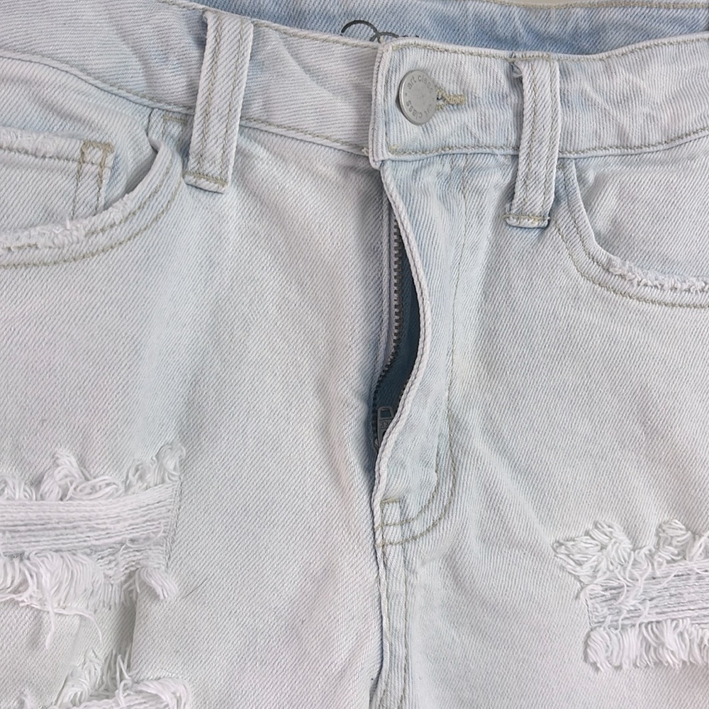 5 for $25 🌈 Art Class girls denim shoe size L light blue wash washed mid rise - Picture 3 of 5